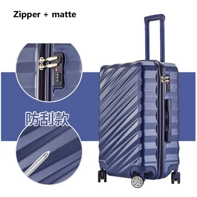 20"24"26"28" Aluminum Frame Luggage New Travel Suitcase With Spinner Rolling Trolley Case