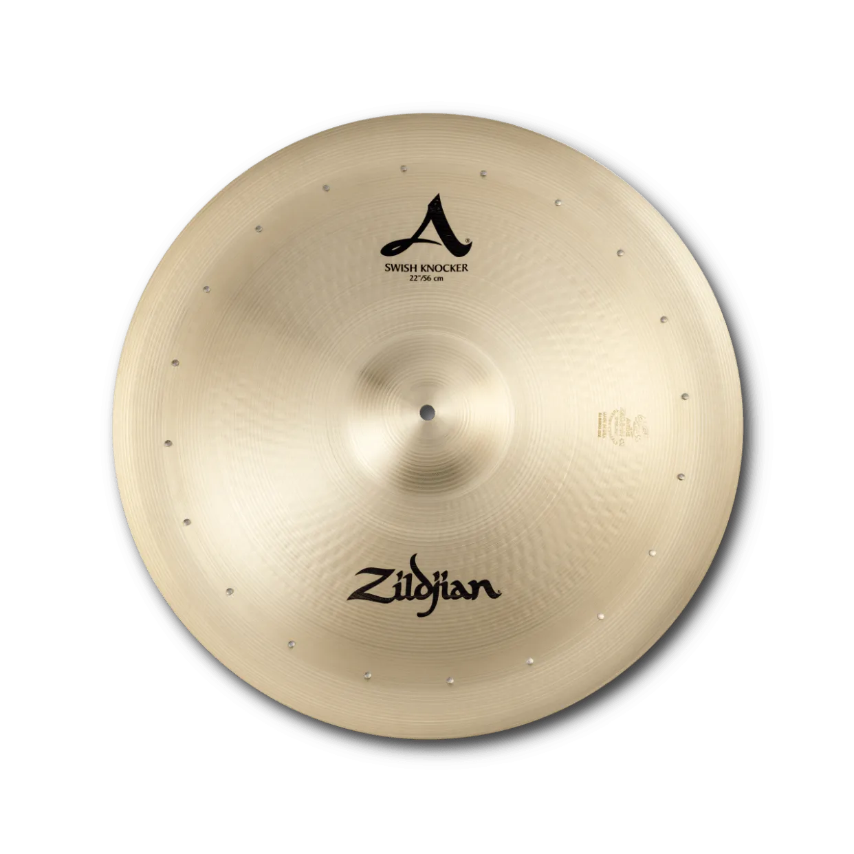 22" A Zildjian Swish Knocker w/ 20 Rivets