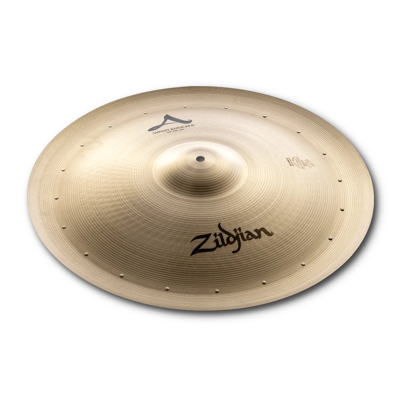 22" A Zildjian Swish Knocker w/ 20 Rivets