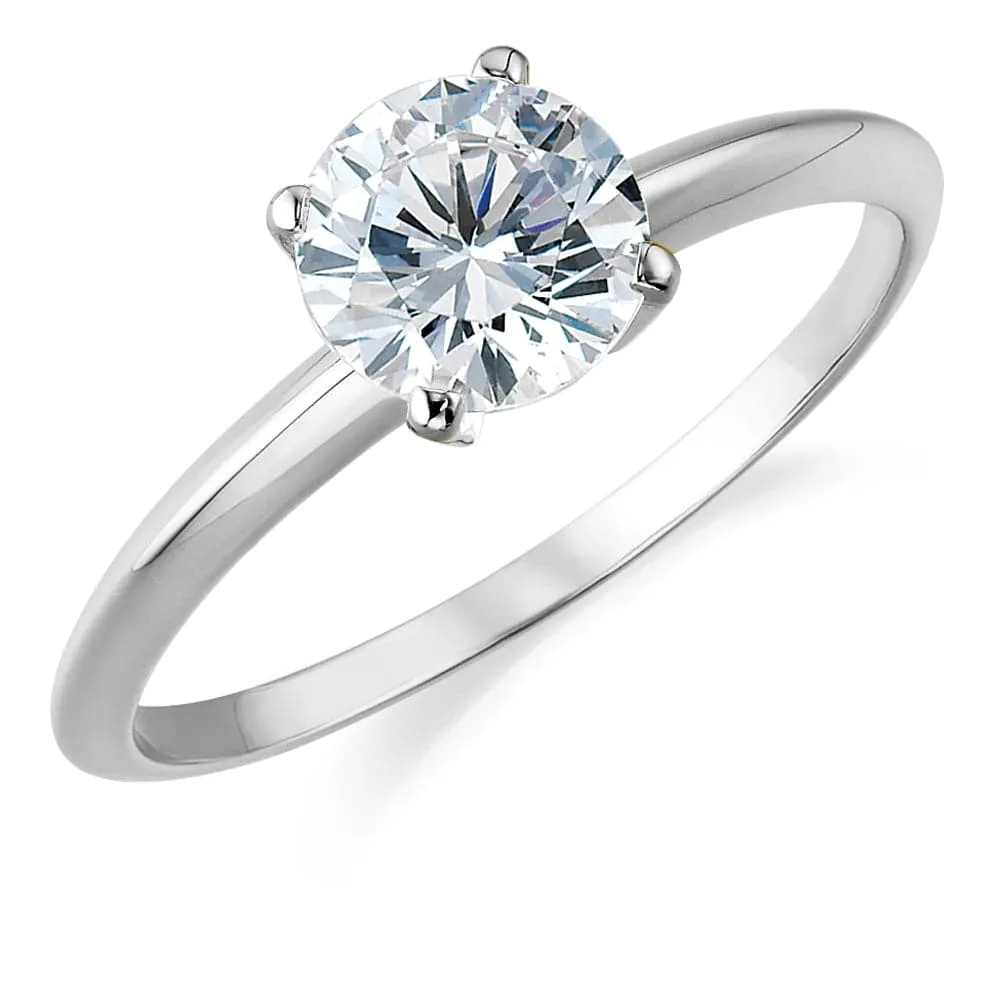 3 ct. Tiffany Style 4-Claw Solitaire Ring