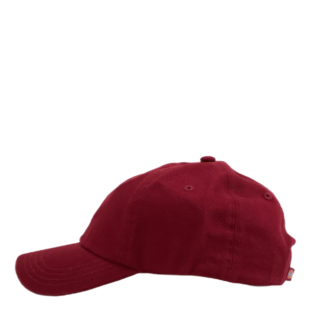 6 Panel Logo Cap Biking Red