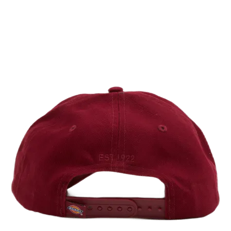 6 Panel Logo Cap Biking Red