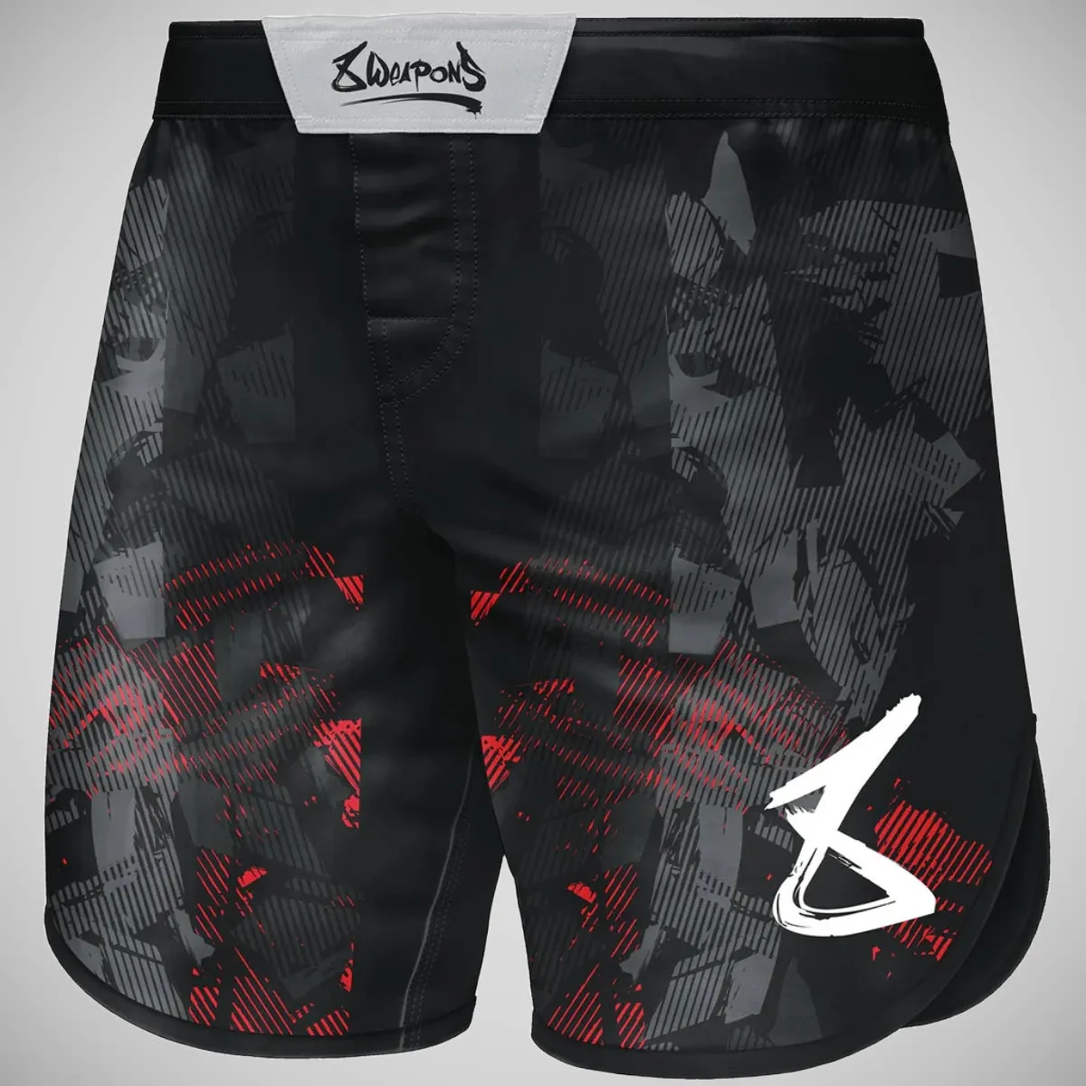 8 Weapons Hit 2.0 Fight Shorts Black/Red