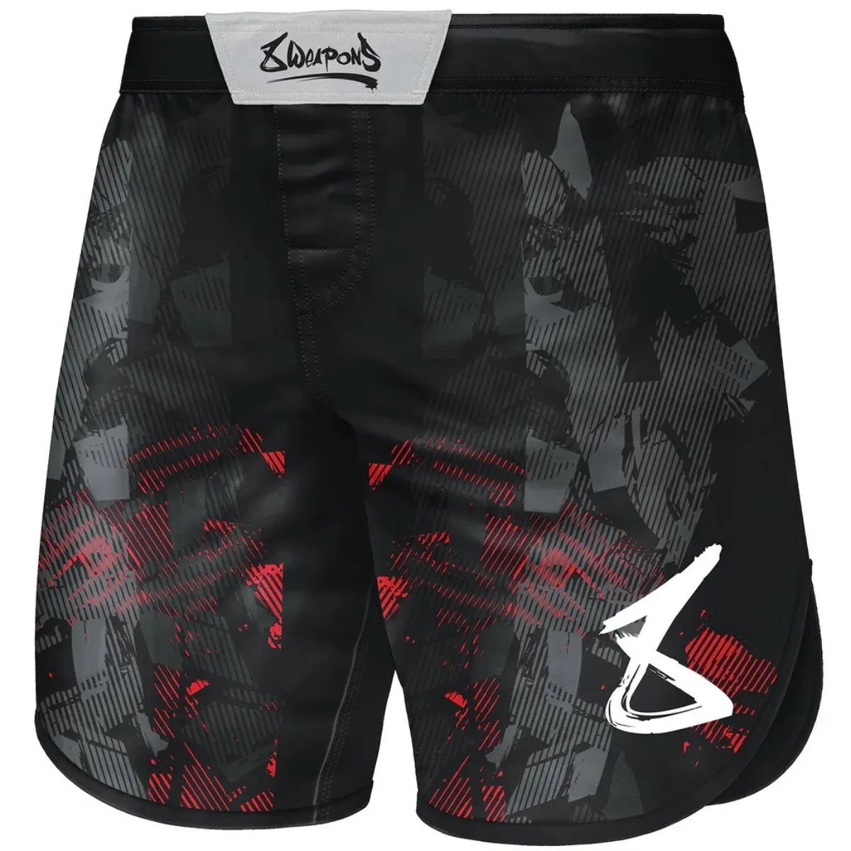 8 Weapons Hit 2.0 Fight Shorts Black/Red