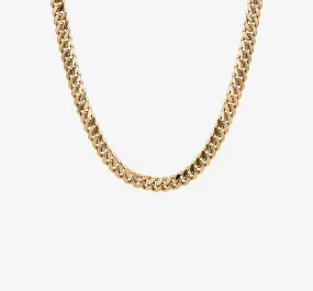 8mm Cuban Chain | Gold