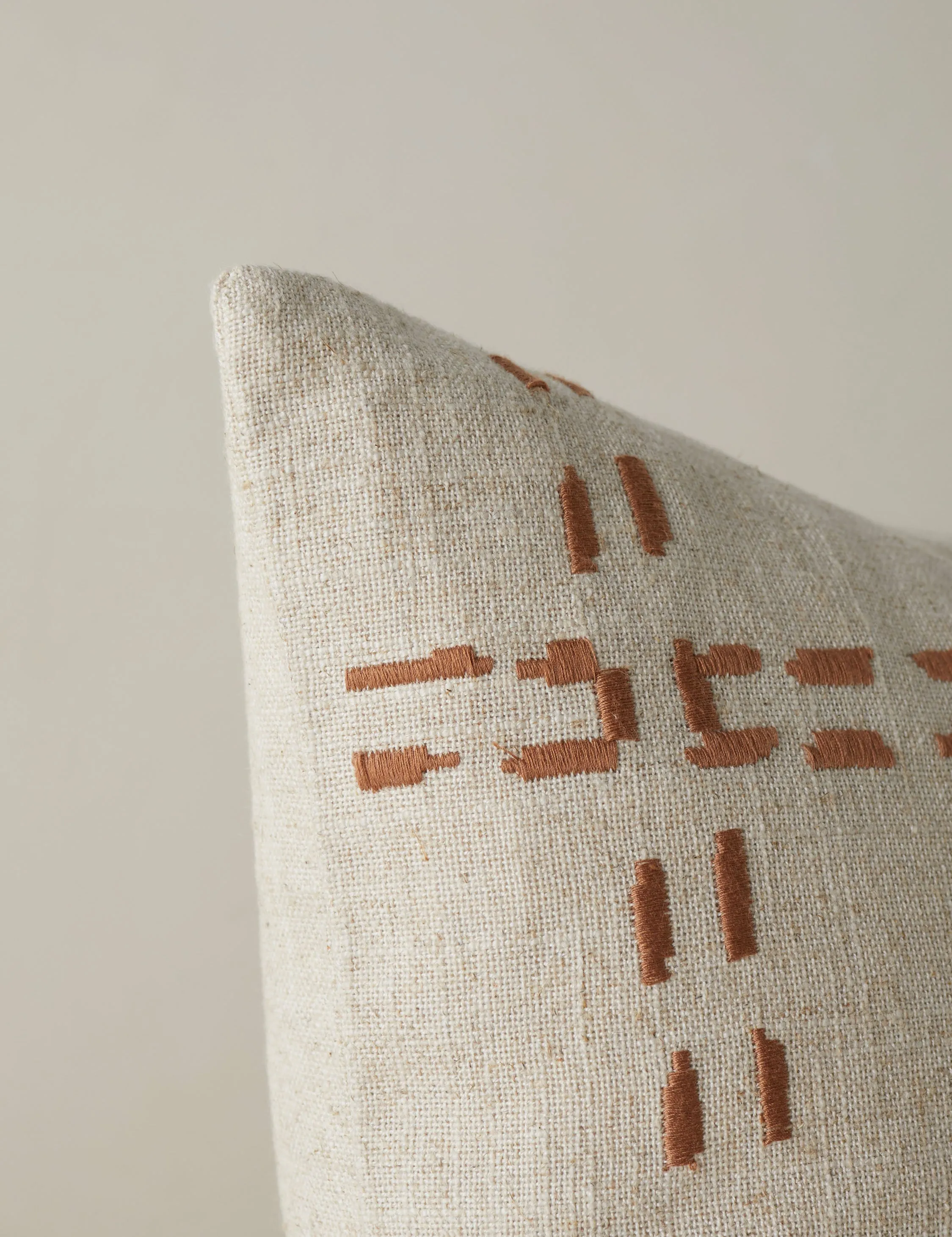 Accord Embroidered Pillow by Élan Byrd