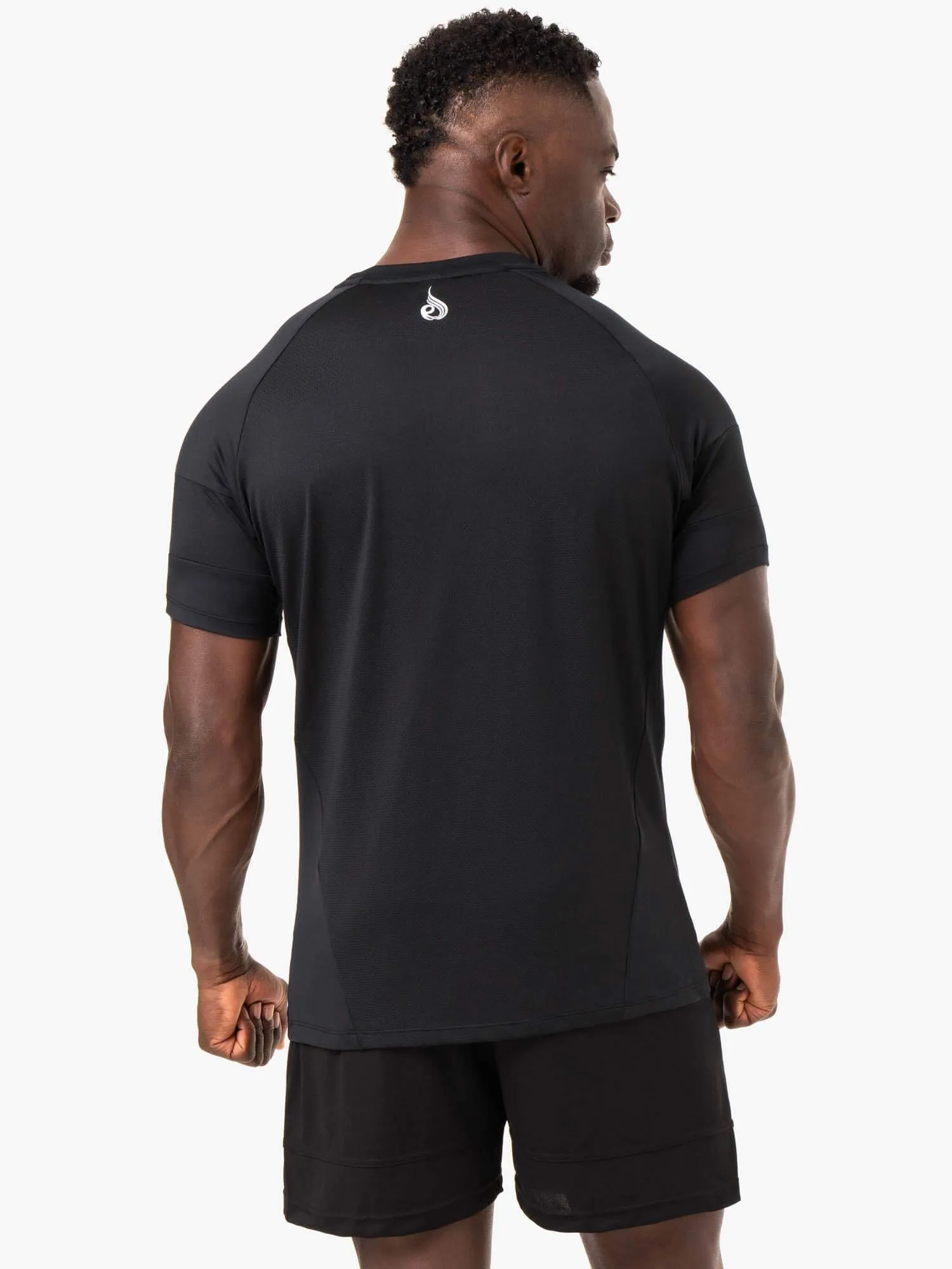 Action Mesh T-Shirt - Black