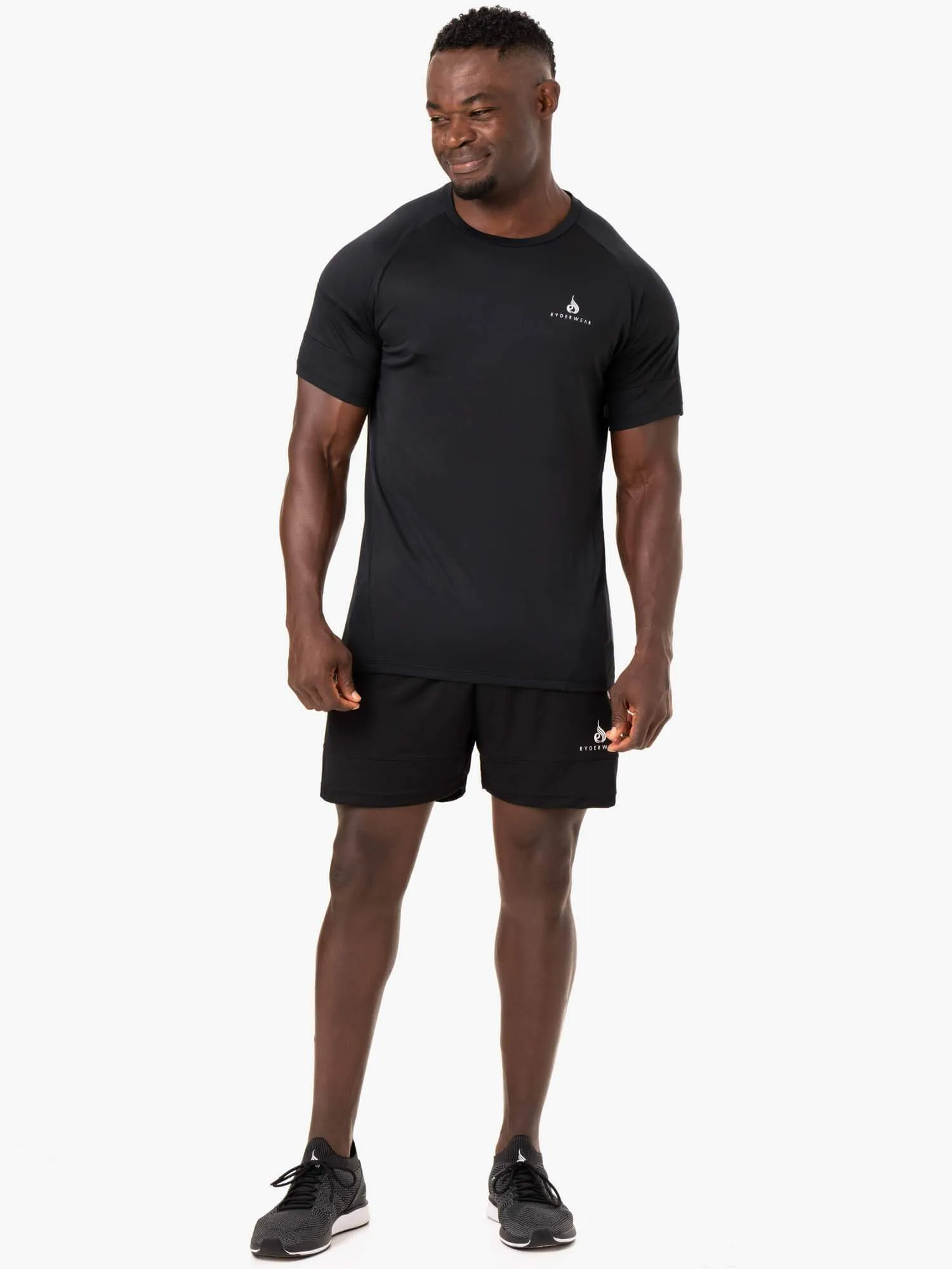 Action Mesh T-Shirt - Black