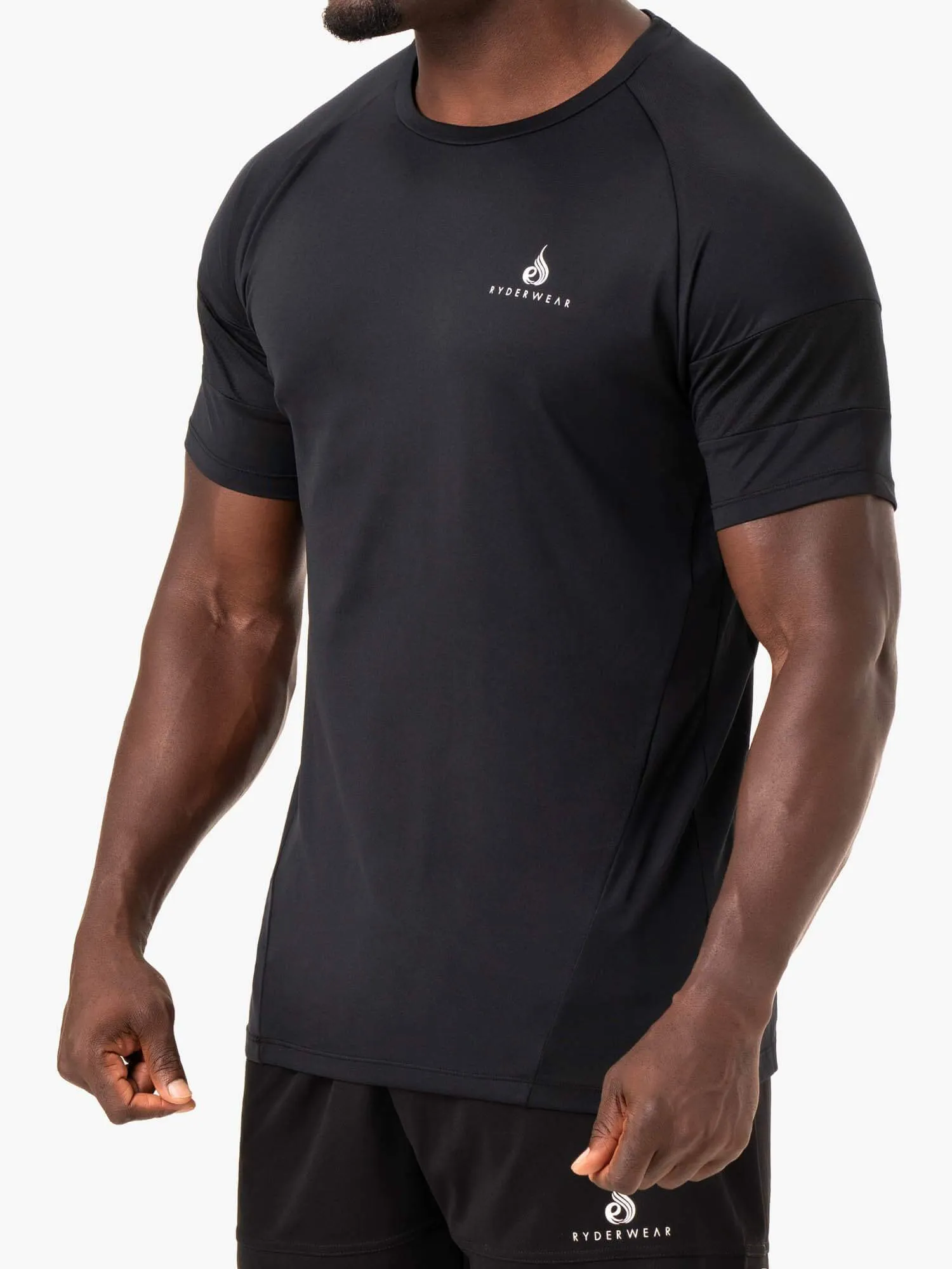 Action Mesh T-Shirt - Black