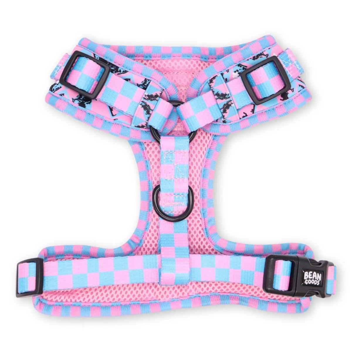 adjustable harness - pop art pups