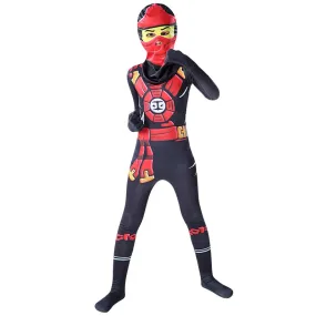 Adorable Kids Ninjago Superhero Jumpsuit Fancy Party Kid Costume