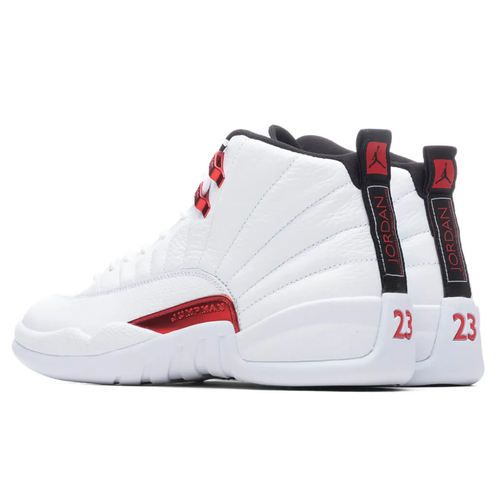 Air 12 Retro 'Twist' - White/University Red