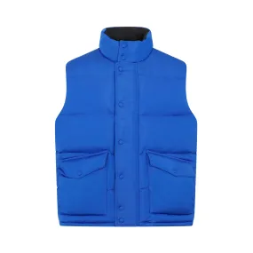 ALEXANDER MCQUEEN FW22 Men's Padded Vest in Blue