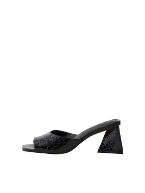 Anlise Croco Sandal - Sort