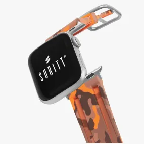 Apple Watch Sport Band Orange Camo