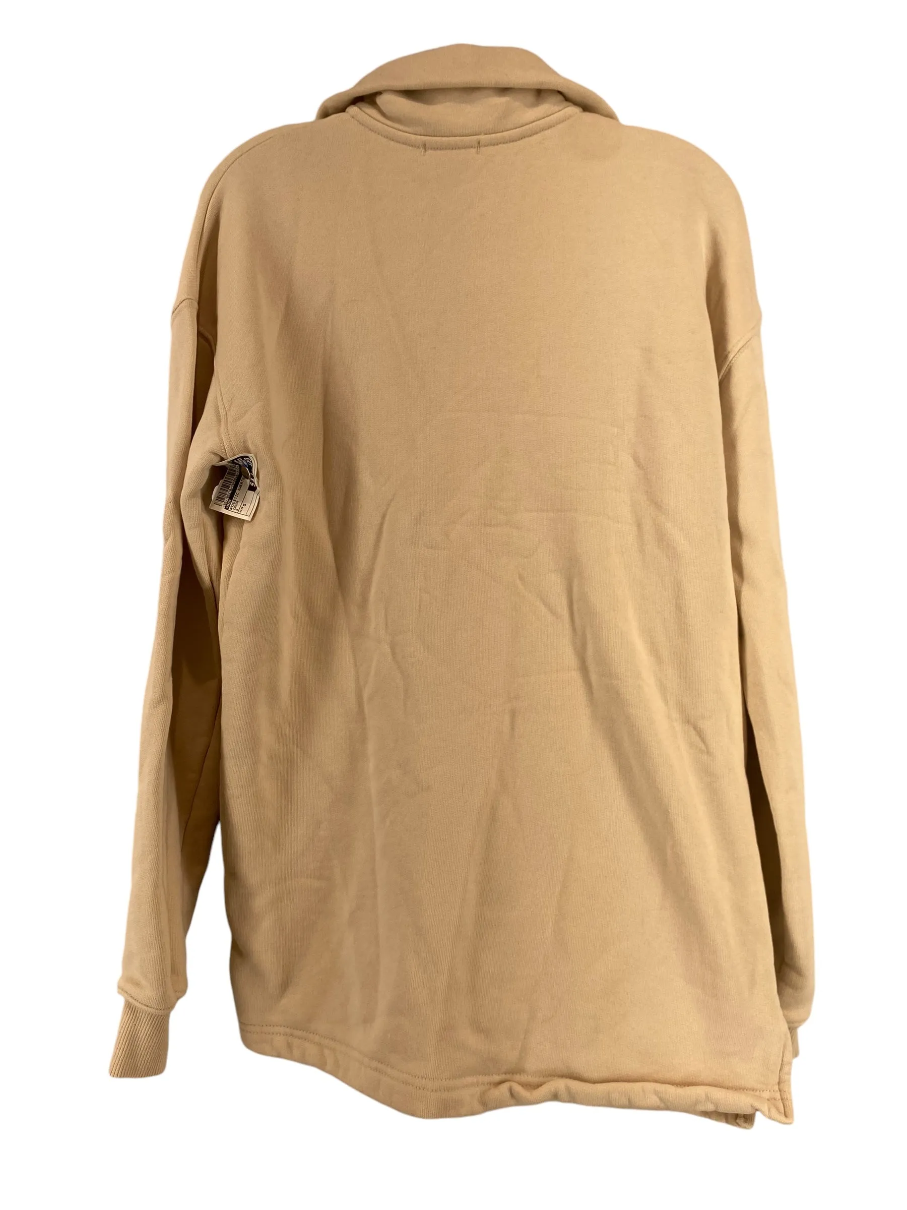 Athletic Sweatshirt Collar By H&m In Cream, Size: S