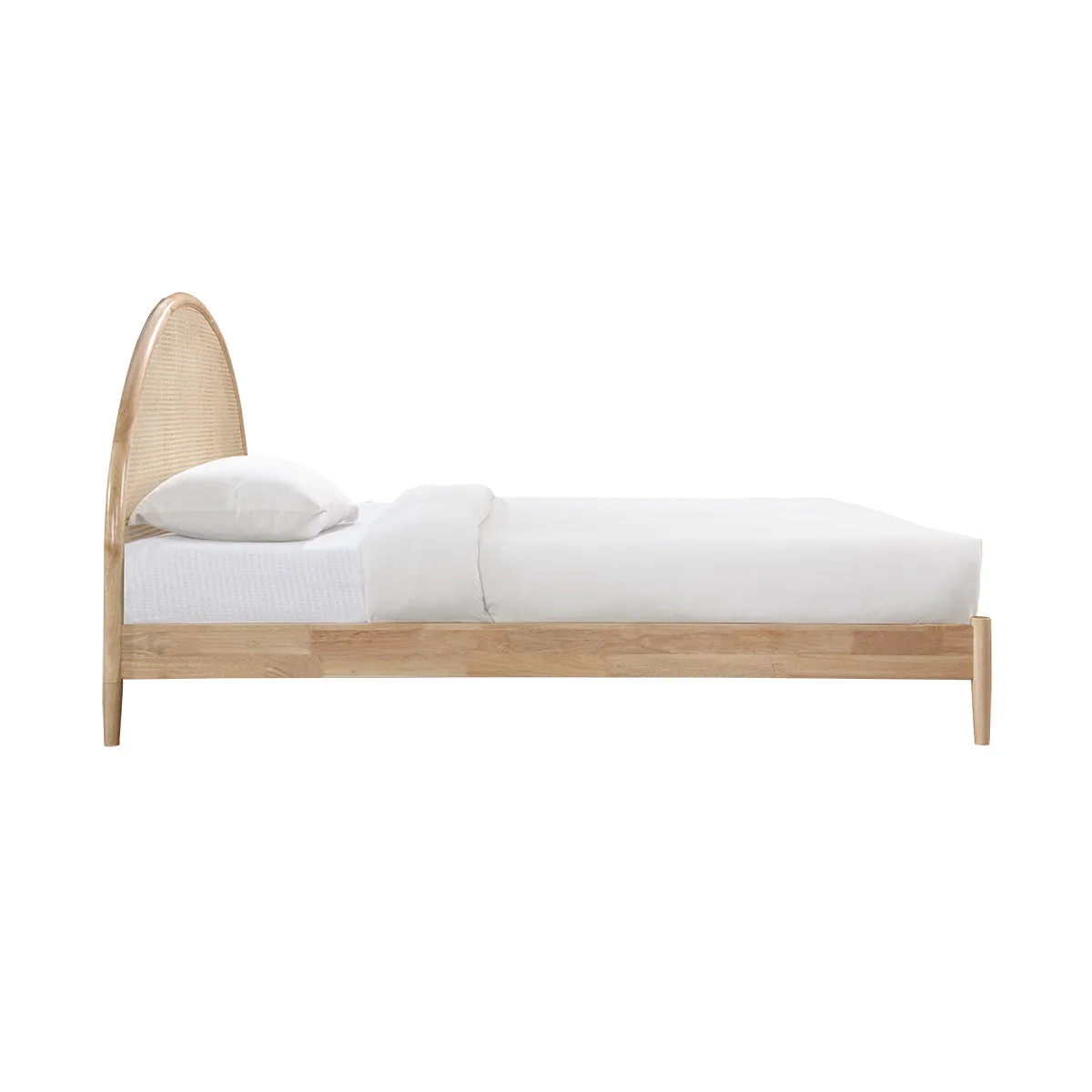 Avery Arch Rattan Single Bed (Oak)