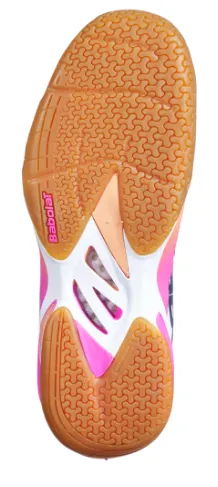 Babolat Shadow Tour Women's Indoor Court Shoes [White/Pink]