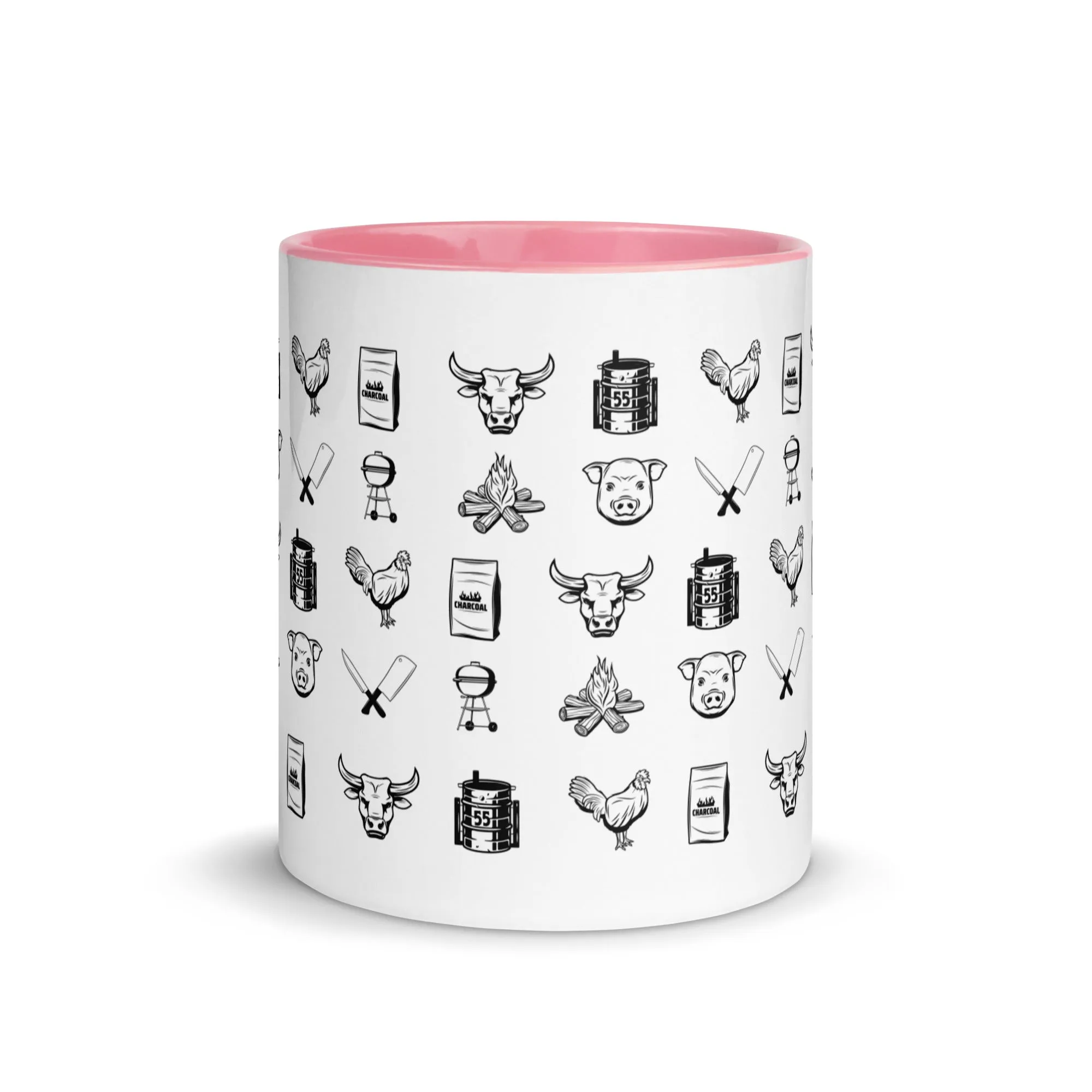 BBQ Print Mug with Color Inside