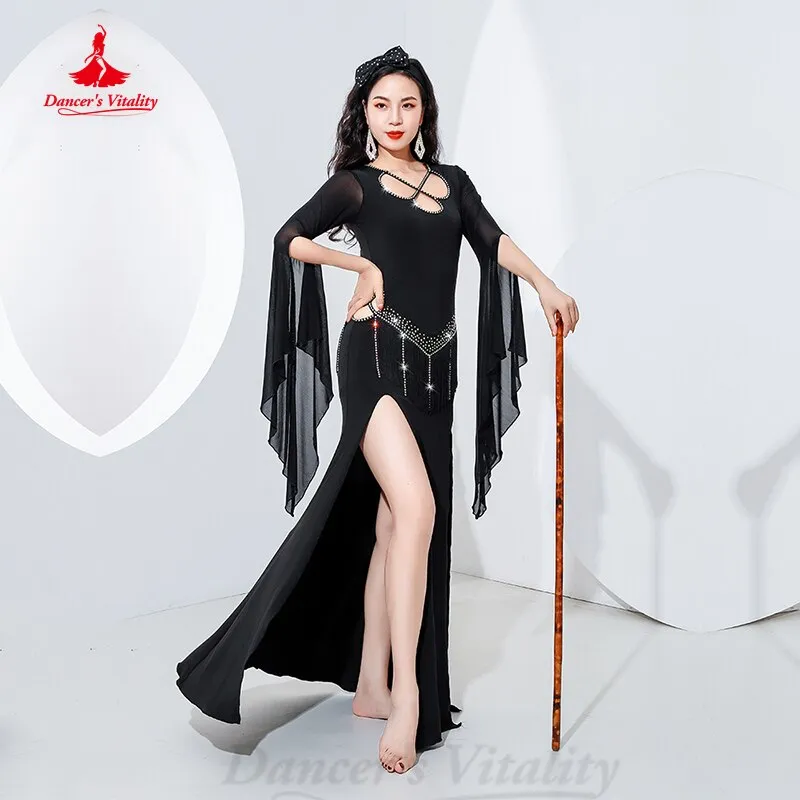 Belly Dance Costume Dress Women New Folk Shaabi Baladi Training Dresses Oriental Performance Saidi Competiton Robes Clothing