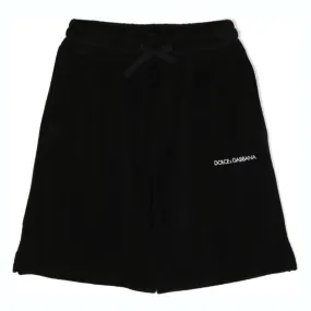 Black Logo Shorts