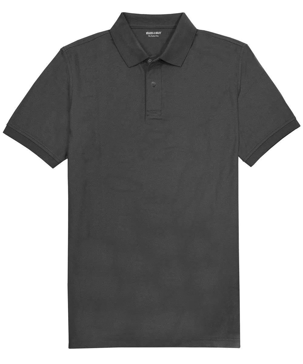 Black Piqué Polo