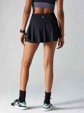 Black Swirl Tennis Skorts