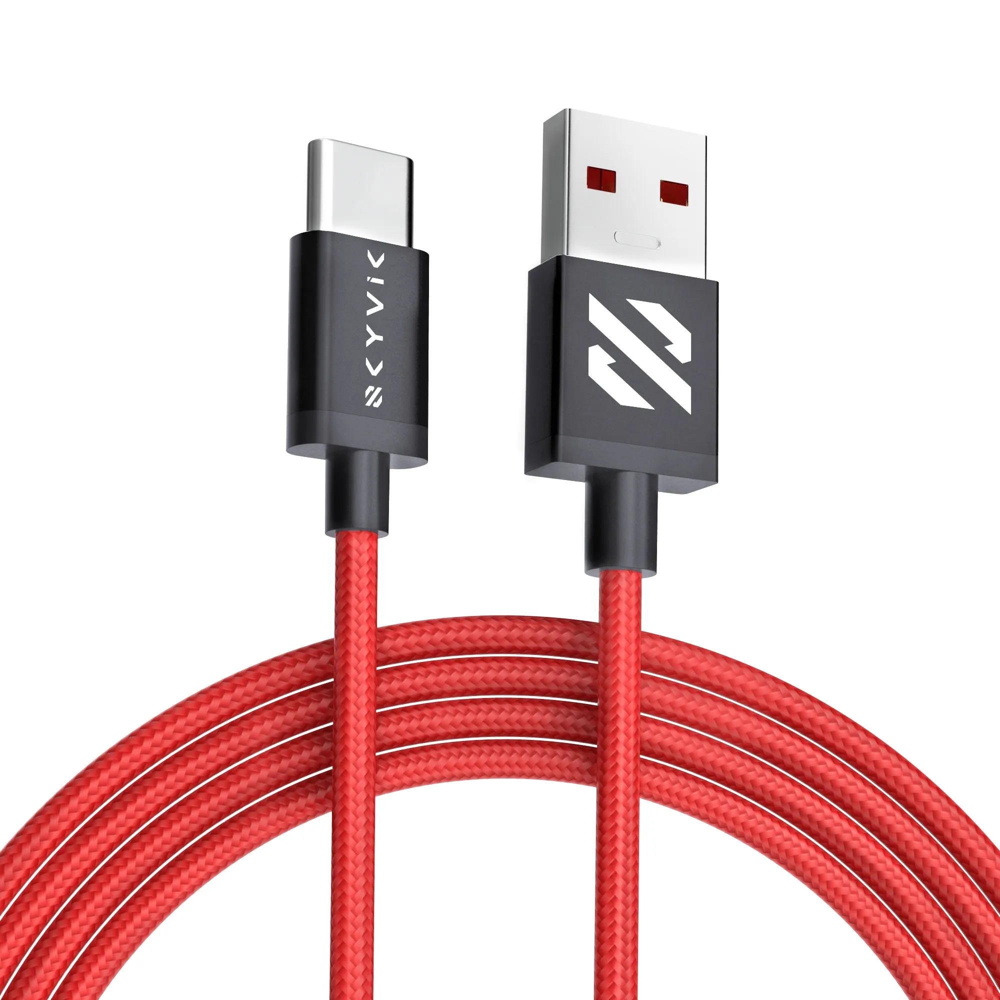 Blaze Nylon Braided Type C Dash Charging Cable