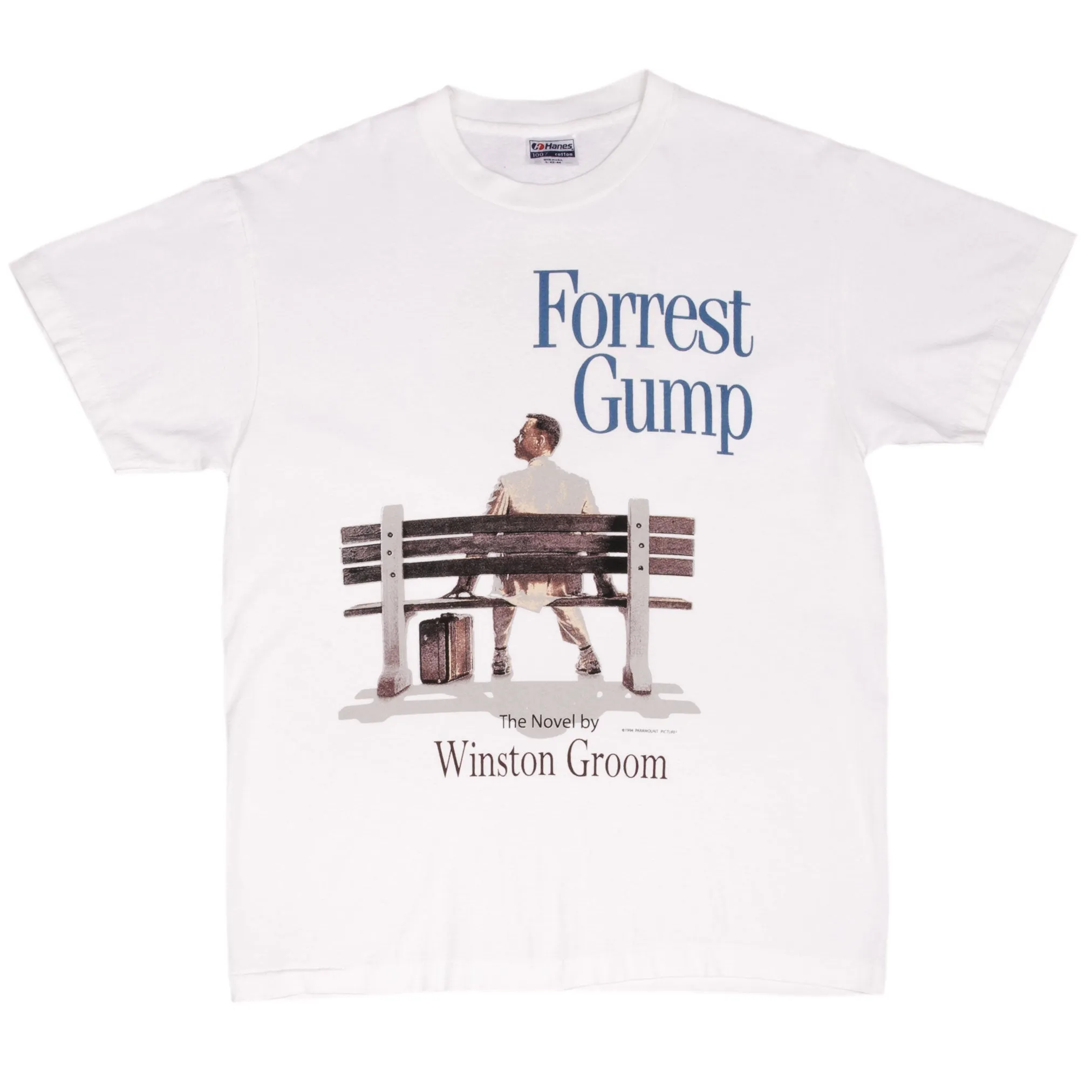 BOOTLEG FORREST GUMP HAVE A NICE DAY 1994 TEE SHIRT SIZE LARGE MADE IN USA