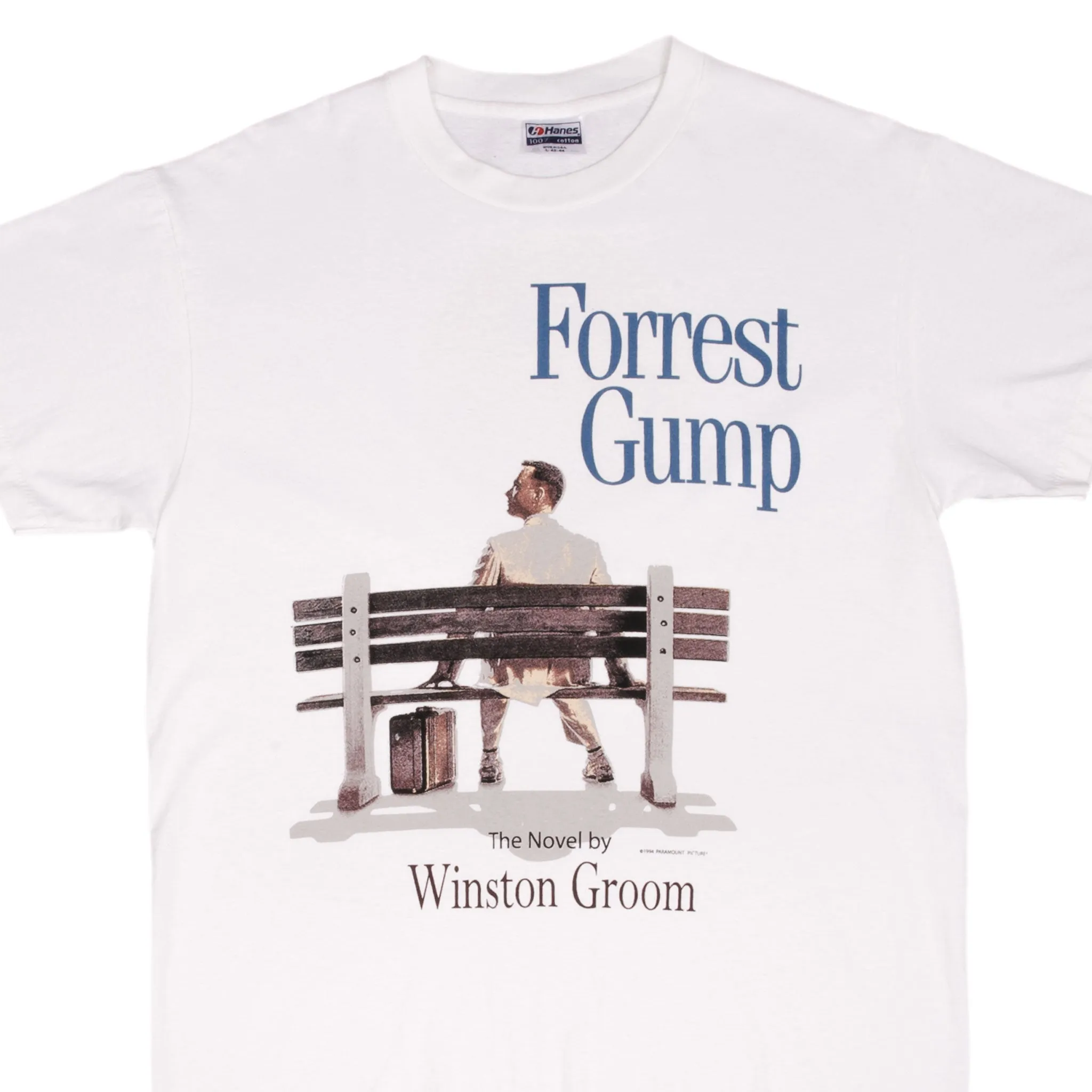 BOOTLEG FORREST GUMP HAVE A NICE DAY 1994 TEE SHIRT SIZE LARGE MADE IN USA