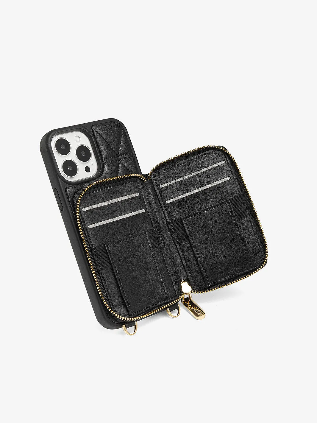 BraidTrend- Rope Style Strap Phone Case in Black