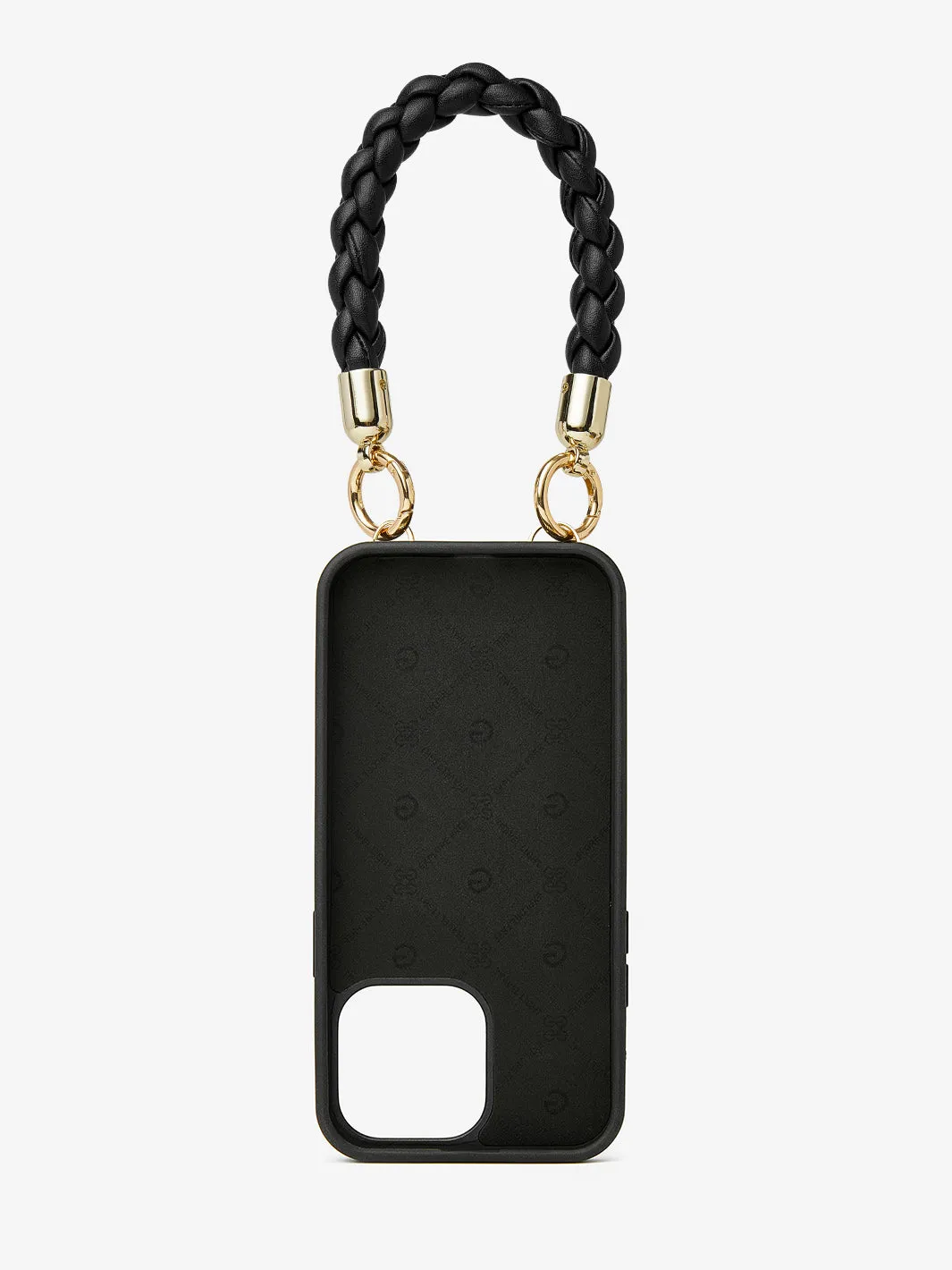 BraidTrend- Rope Style Strap Phone Case in Black