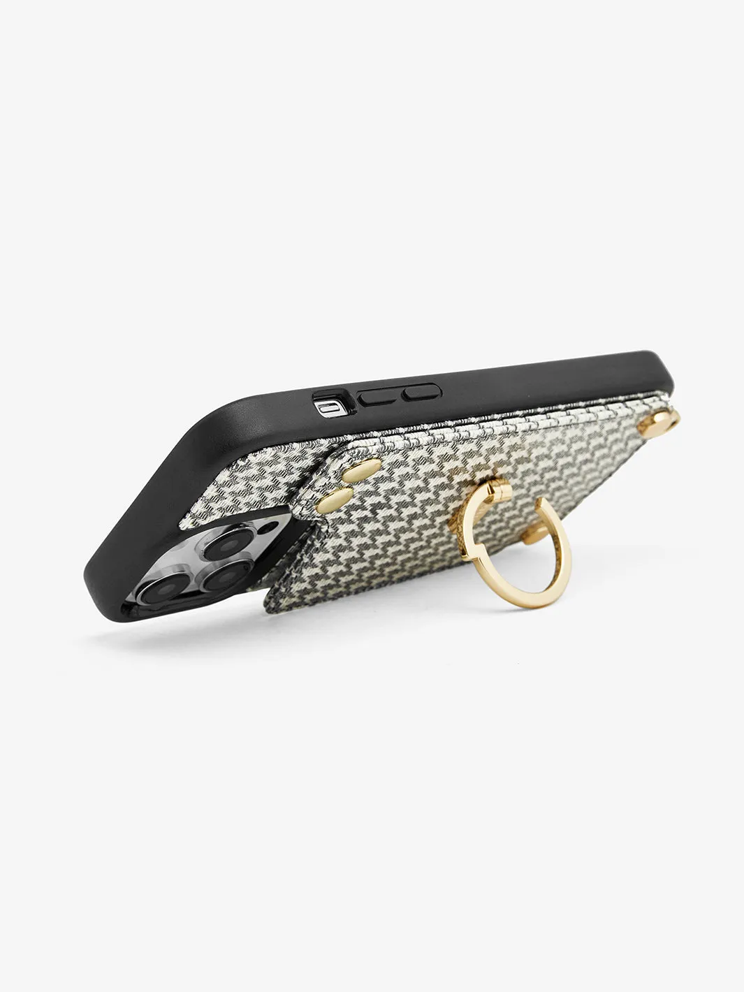 BraidTrend- Rope Style Strap Phone Case in Black