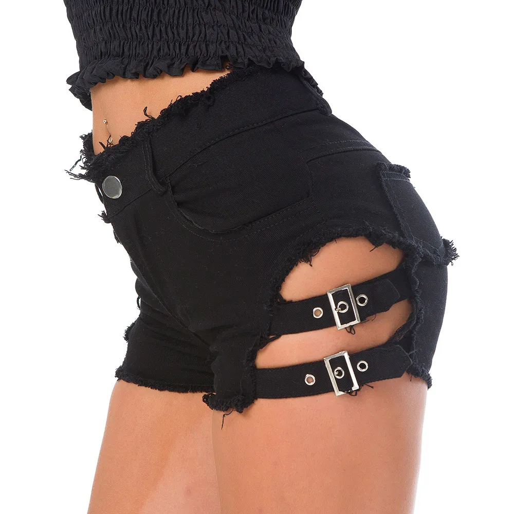 Buckle Strap Shorts