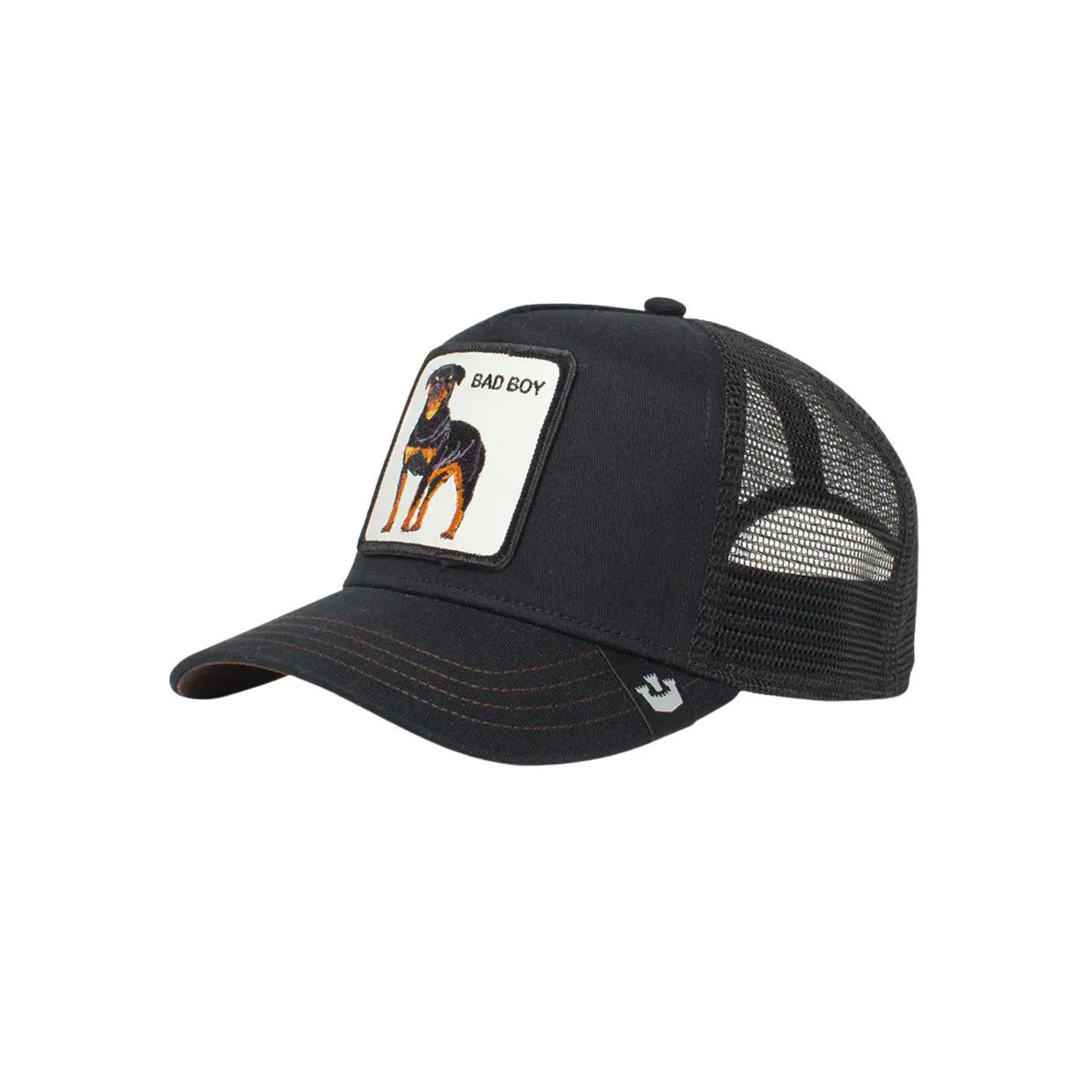 Cappello Uomo Goorin Bros. Trucker Bad Boy Cane Nero