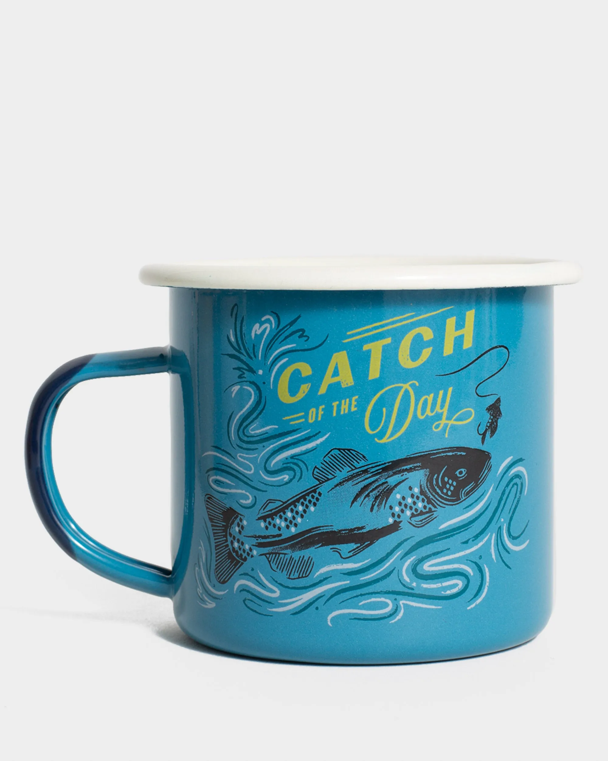 Catch Of The Day 12 oz. Enamel Mug