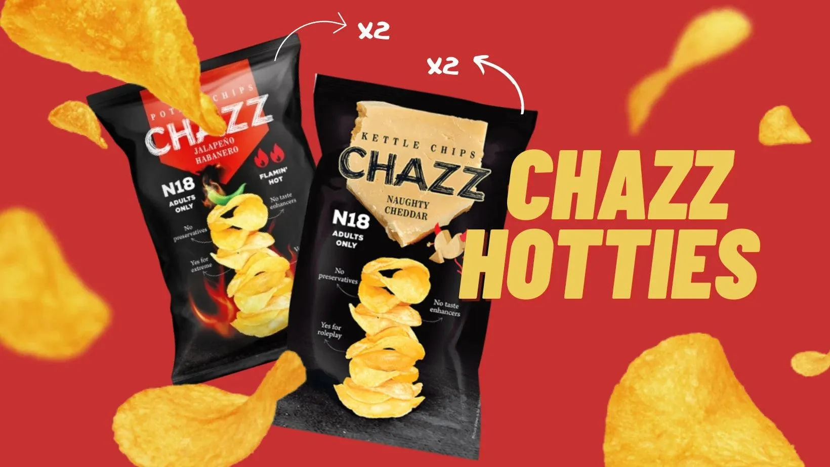 Chazz Chips Naughty Cheddar