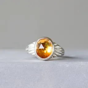 Citrine Calista Ring in Sterling Silver