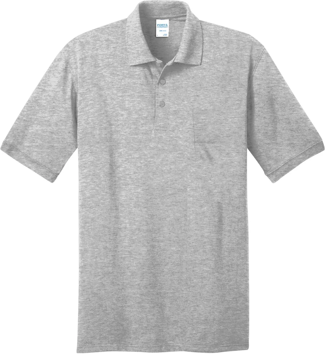 CLOSEOUT - Port & Company Core Blend Jersey Knit Pocket Polo