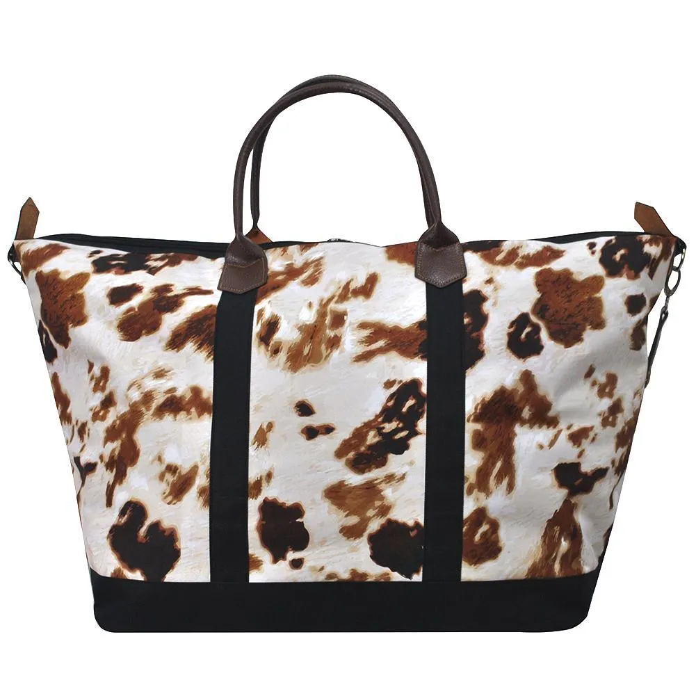 Cow Print NGIL Large Weekender Bag