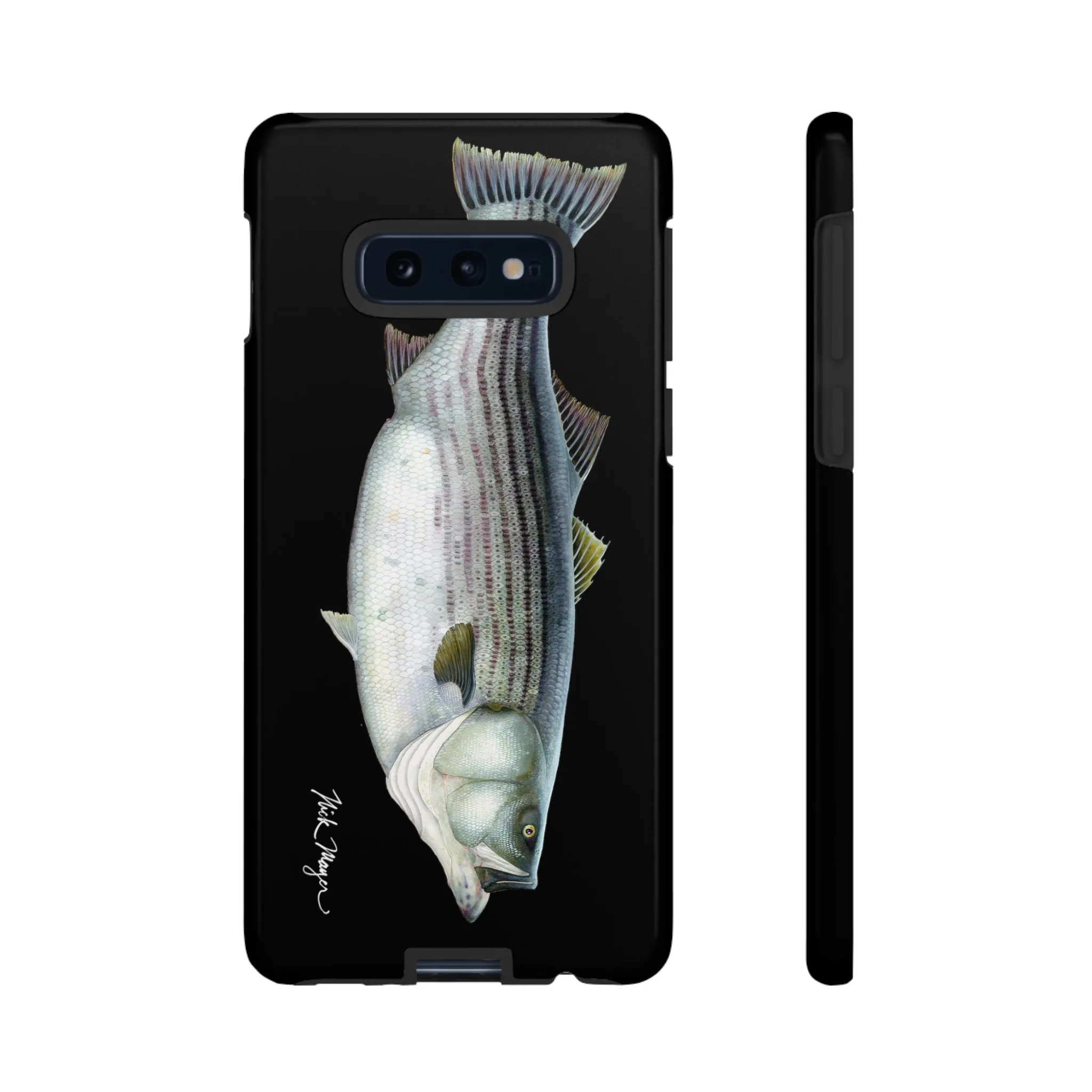 Cow Striper Phone Case (Samsung) - black