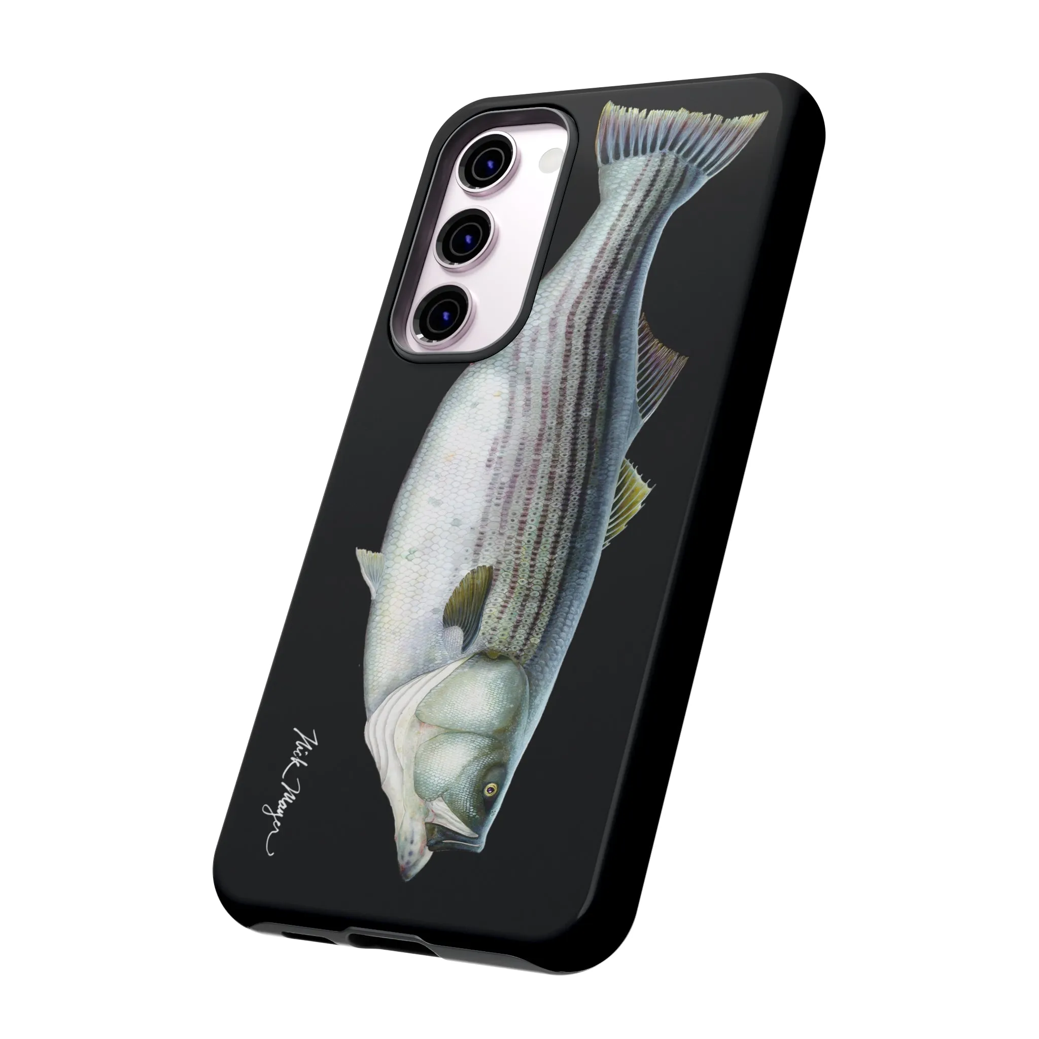 Cow Striper Phone Case (Samsung) - black