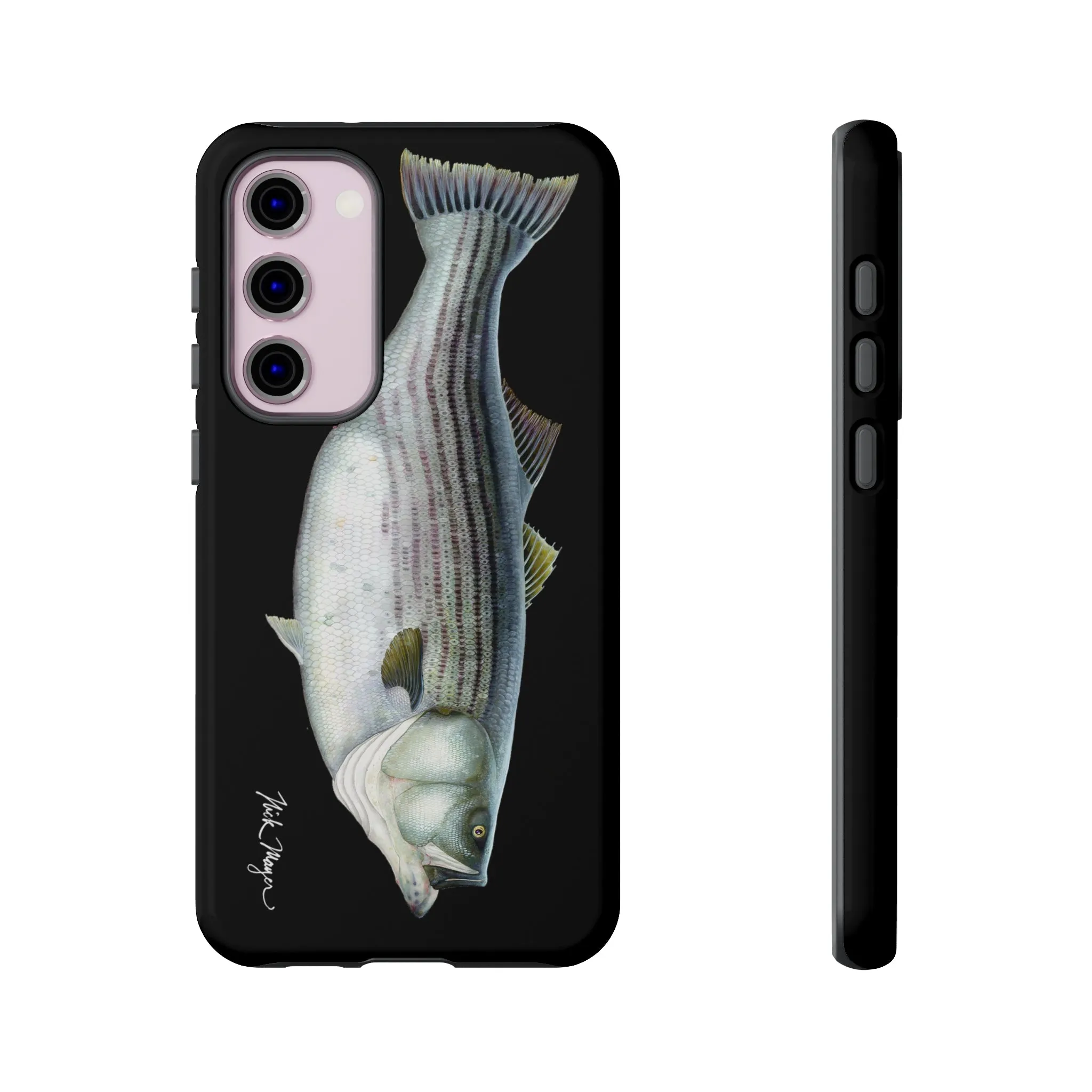 Cow Striper Phone Case (Samsung) - black