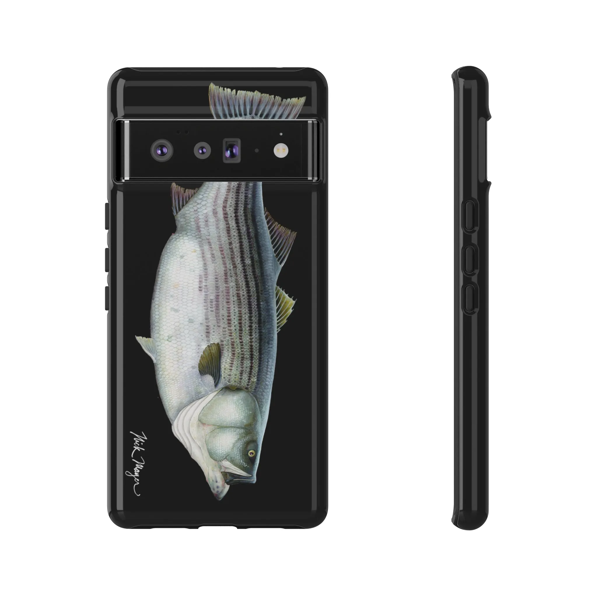 Cow Striper Phone Case (Samsung) - black