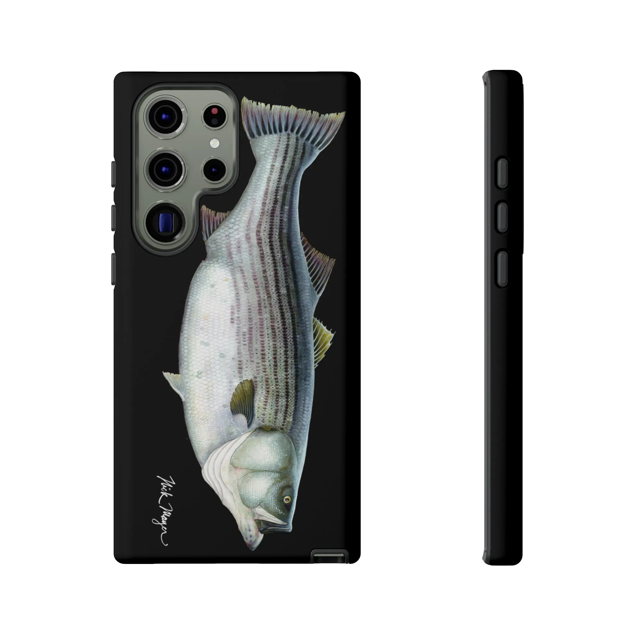 Cow Striper Phone Case (Samsung) - black