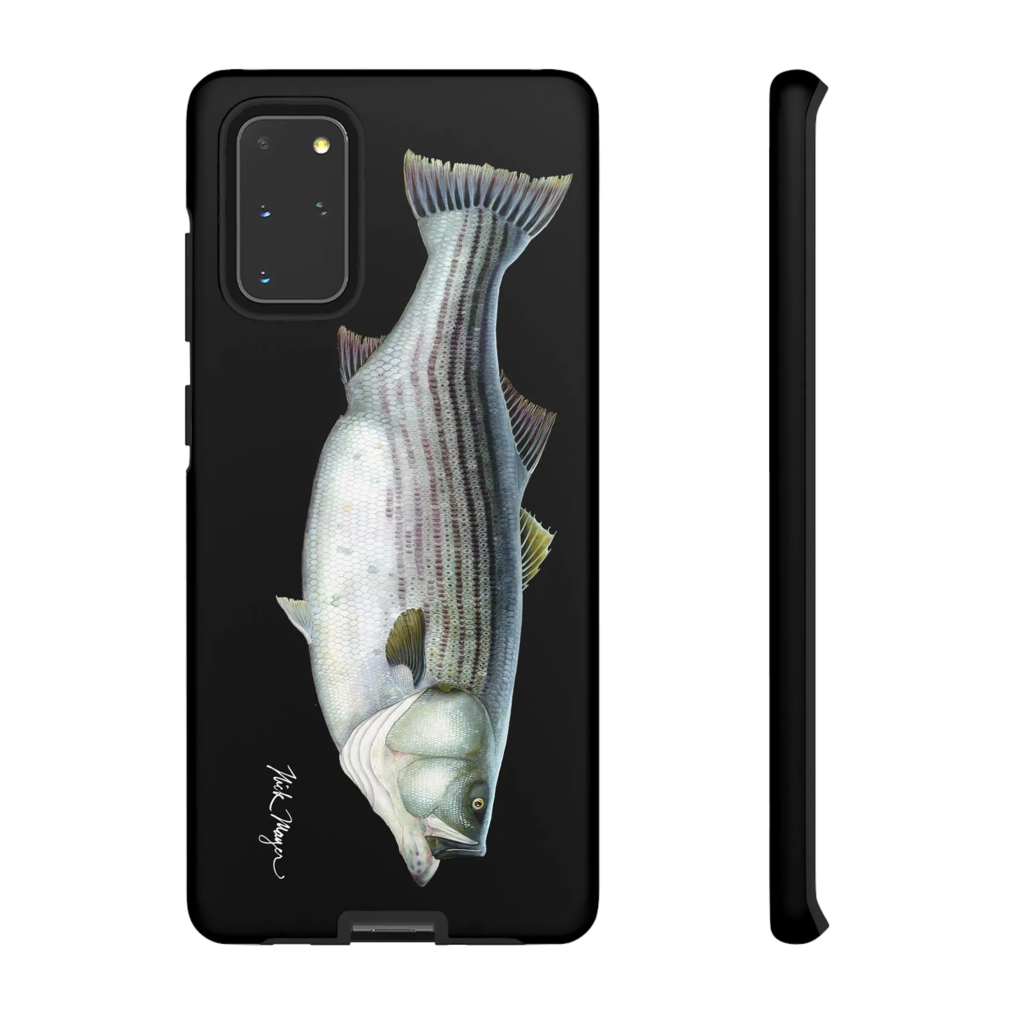 Cow Striper Phone Case (Samsung) - black