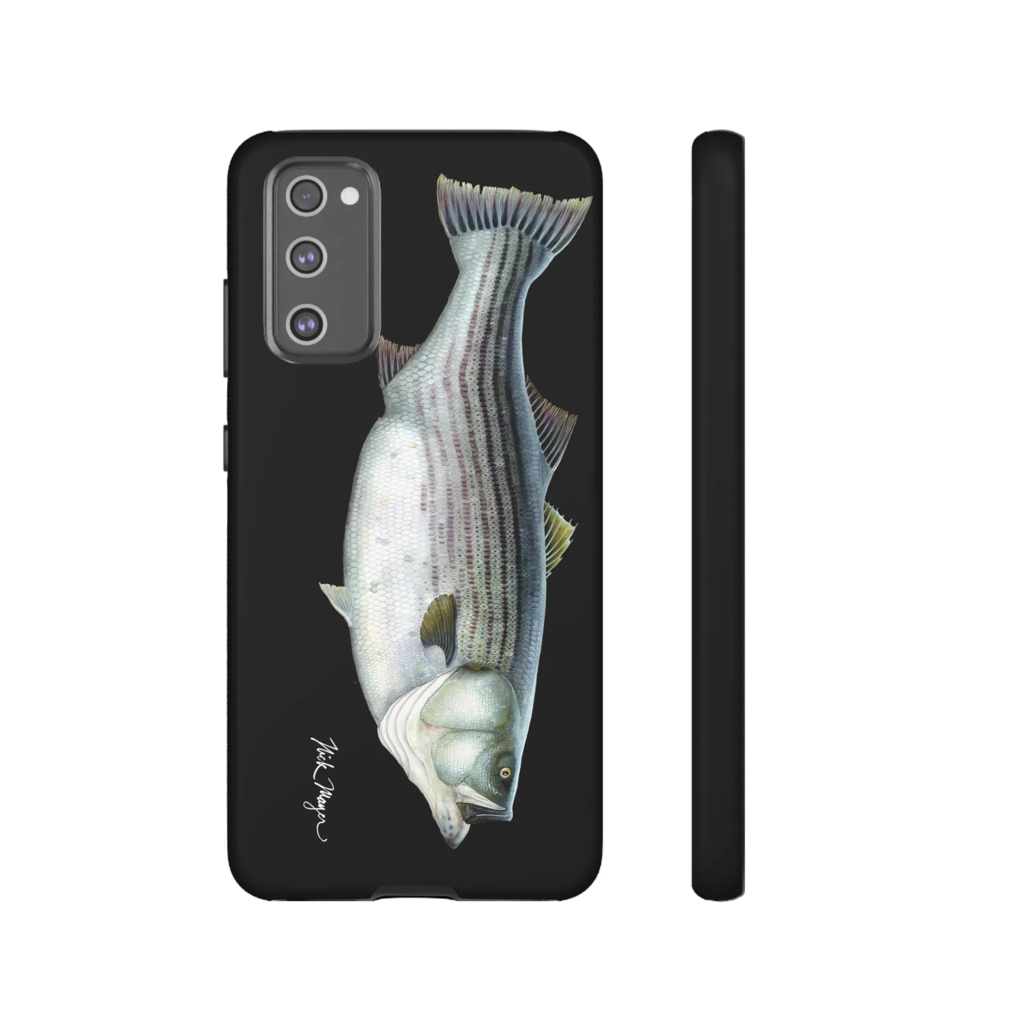 Cow Striper Phone Case (Samsung) - black