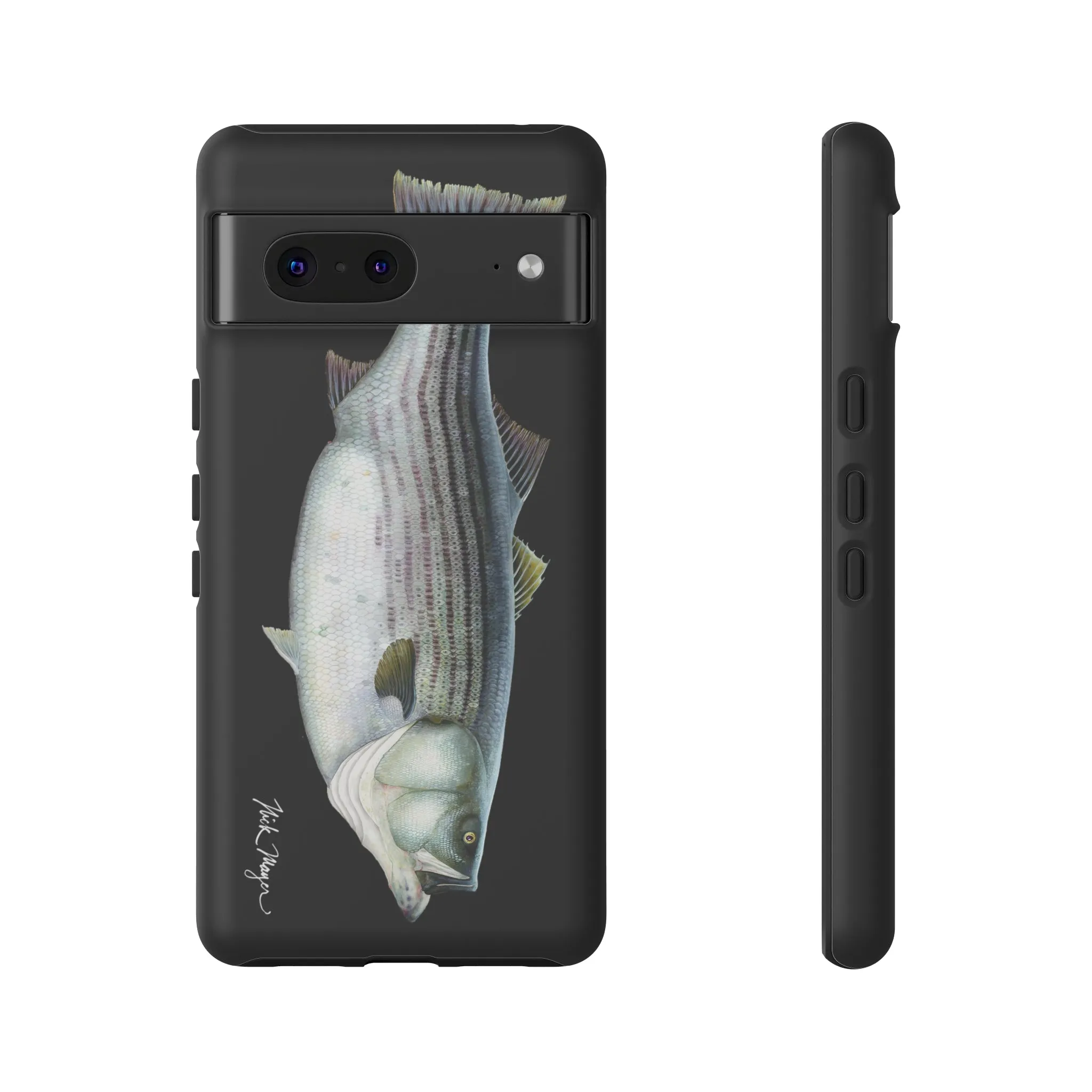 Cow Striper Phone Case (Samsung) - black