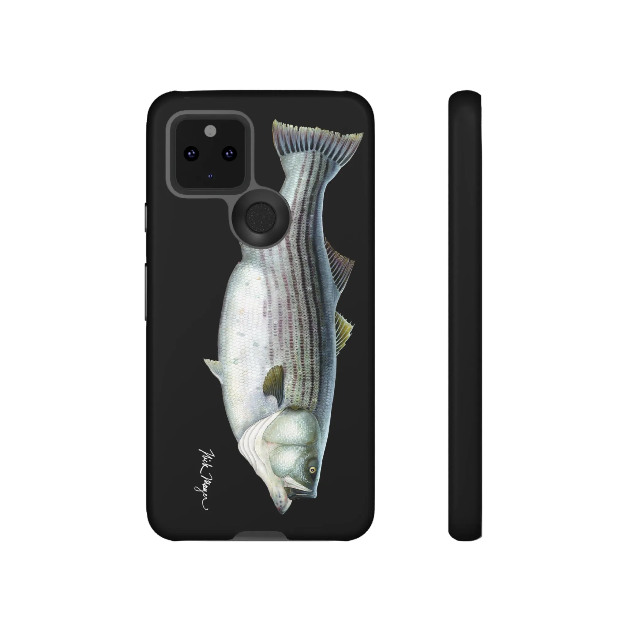 Cow Striper Phone Case (Samsung) - black