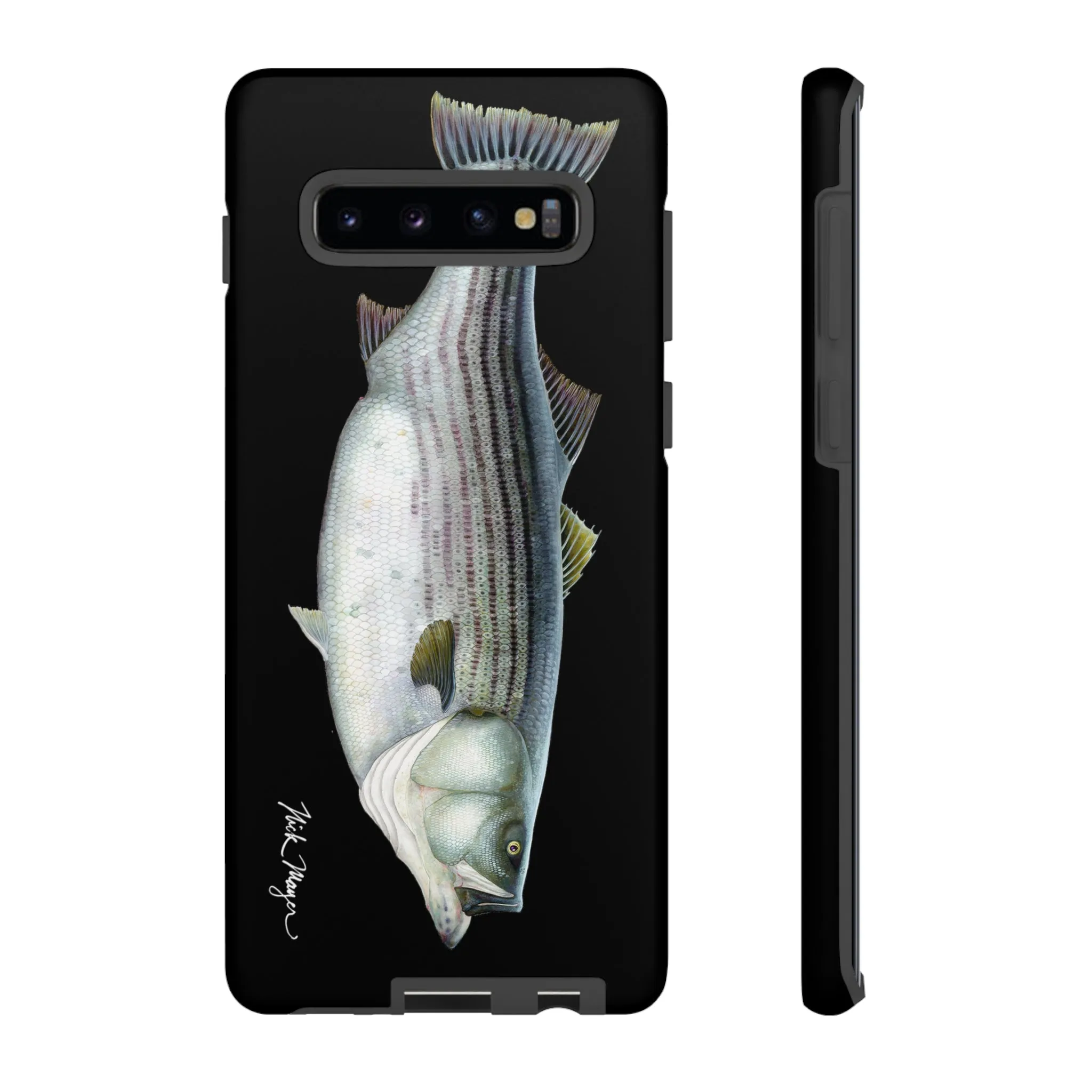 Cow Striper Phone Case (Samsung) - black